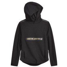 Univibe Big Boys Civic Fleece Tech Hoodie (Black, L)