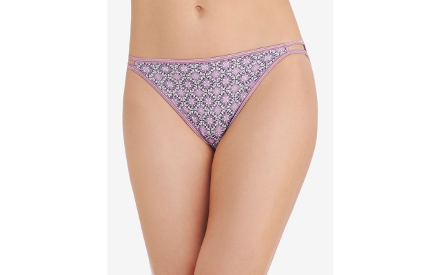  Women’s Illumination String Bikini Panty (Restore Bloom Print, 6)