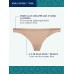  Women’s Underwear Nearly Invisible Panty, Damask Neutral, 9