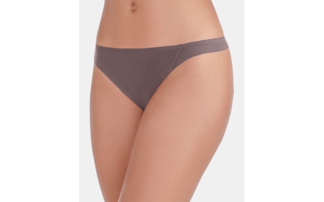  Women’s Underwear Nearly Invisible Panty, Earthy Grey, 9