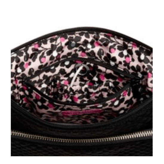 Vera Bradley Iconic RFID Little Hipster in Classic Black