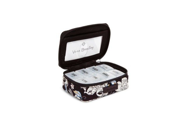  Iconic Travel Pill Case, Charcoal
