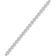  Diamond Miracle Line Tennis Bracelet (1/4 ct. t.w.) in 18k Gold-Plated Sterling Silver or Sterling Silver, Silver