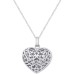  Diamond Pavé Heart Locket Pendant Necklace (2 ct. t.w.) in Sterling Silver