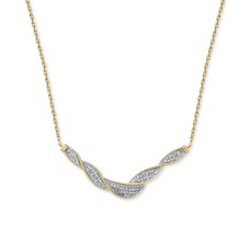 Victoria Townsend Diamond Swirl Collar Necklace (1/4 ct. t.w.)
