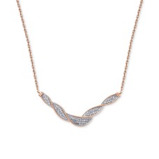 Victoria Townsend Diamond Swirl Collar Necklace (1/4 ct. t.w.)