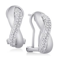 Victoria Townsend Diamond Twist Hoop Earrings (1/2 ct. t.w.)