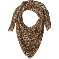 Vince Camuto womens Classic Leopard Square Wrap