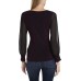  Women’s Sparkle Knit Chiffon Sleeve Top (Pink, X-Small)