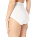  Women’s Subtle Beauty Brief Panty, White, Medium