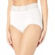  Women’s Subtle Beauty Brief Panty, White, Small