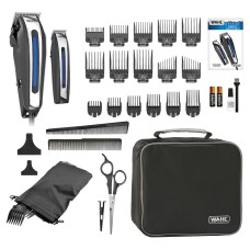 Wahl Deluxe Haircut Clippers with Trimmer and Storage Case (Model  79521-100)