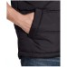  Mens Jackets Deep Puffer Vests, Black, Small