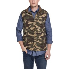 Weatherproof Vintage Men’s Camo Vest (Green, L)