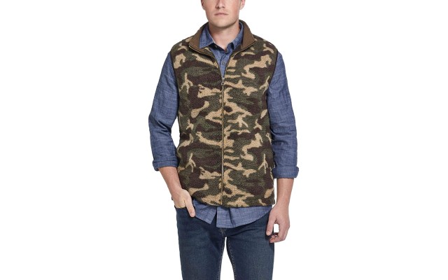  Men’s Camo Vest (Green, L)