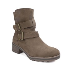 White Mountain Women’s Chastity Faux Fur Buckle Boots – Brown Size 9