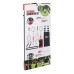  Outdoor Badminton Kit Infrared Shuttlecocks 4 Hypersteel Racquets 4 Shuttlecocks 20 ft Ağ  Carrying Bag – Red