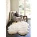  Natural Extra Soft Touch Sheepskin Plush Area Rug Bright 70.9″ x 43.3″