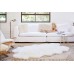  Natural Extra Soft Touch Sheepskin Plush Area Rug Bright 70.9″ x 43.3″
