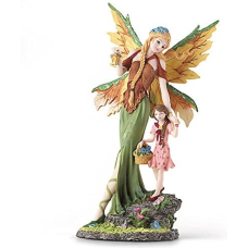 Wings of Autumn Angel and Child by Lenox