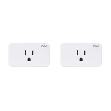 WiZ Wi-Fi Smart Plug, 2-pack