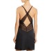 Women’s  Spring Rose Chemise (Small – Black)