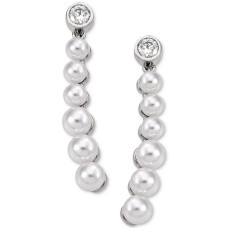 Women’s Majorica Simulated Pearl & Cubic Zirconia Drop Earrings