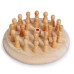 Wooden Memory Chess for Cognitive Development of Toddlers, Montessori Education Sensory Learning with Board Games for Preschool Children, Kindergarten Teaching Aids