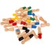 Wooden Memory Chess for Cognitive Development of Toddlers, Montessori Education Sensory Learning with Board Games for Preschool Children, Kindergarten Teaching Aids
