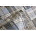  Plaid Bed Comforter Set Ultra Soft Microfiber 3 Pcs. Bedding Sets – Bedroom Comforters (Grey/Blue, Full/Queen)