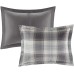  Woodsman Reversible 3-Pc. Comforter Set (Gray, Full/Queen)