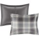  Woodsman Reversible 3-Pc. Comforter Set (Gray, Full/Queen)