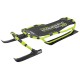 Yukon  Pro HD Steerable Snow Sled with Aluminum Frame (Green, 51″ x 22.5″)