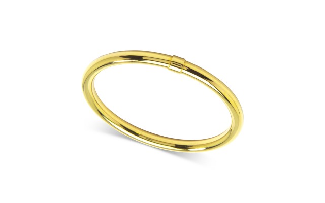  Gold-Tone Bangle Bracelet