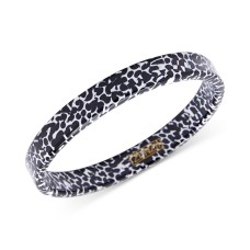 Zenzii Tortoise-Look Bangle Bracelet, Black