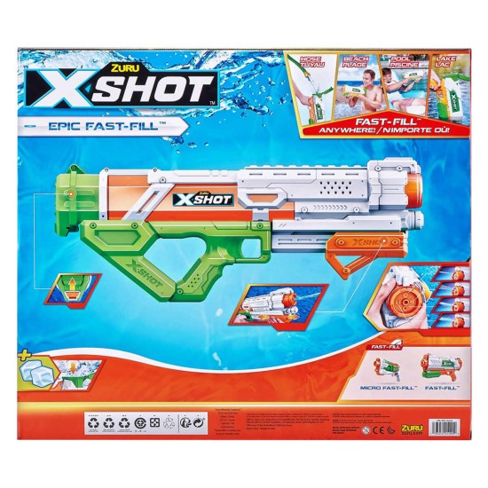  Water Gun Toy for Kids 2 for 1 Epic Water Blaster (2 Pack)