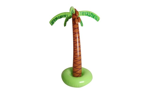 5.5 ft/66″ Large Inflatable Palm Tree for Poolside Decor, Decoration for Tropical, Hawaiian and Aloha Themed Birthday and Poolside Parties, Luau Pool Side Party Decorations