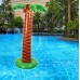 5.5 ft/66″ Large Inflatable Palm Tree for Poolside Decor, Decoration for Tropical, Hawaiian and Aloha Themed Birthday and Poolside Parties, Luau Pool Side Party Decorations, 2 Pack