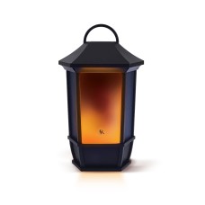 Acoustic Research Portable Rechargeable Bluetooth Wireless Speaker with LED Flickering Flame Light