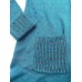  Embellished Open-Front Cardigan, Dark Teal, Large