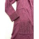  Embellished Open-Front Cardigan, Purple, M