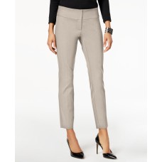 Alfani Womens Slim Straight Leg Dress Pants (Beige, 12)