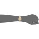  Women’s AK/2008IVGB Easy-To-Read Gold-Tone Watch and Link Bracelet