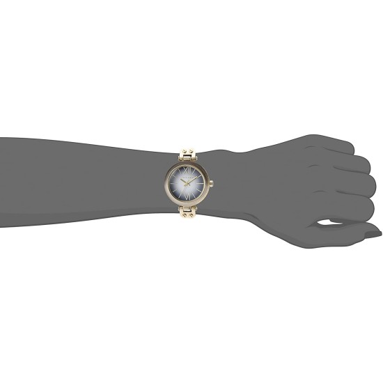  Women’s AK/2212GYGB Grey Ombre Resin Bangle Watch