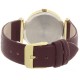  Womens Maroon Tone Dial Maroon Leather Strap Watch AK/2114BYBY