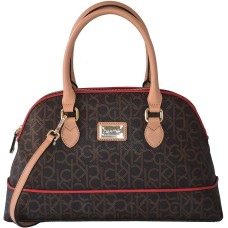 Calvin Klein Bag Signature Dome Satchel Crossbody Purse
