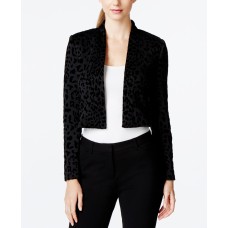 Calvin Klein Long-Sleeve Bolero Shrug (Black, Medium)