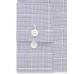  Men’s Classic/Regular Fit Non-Iron Airsoft Stretch Performance Check Dress Shirt (Chianti, 17/36-37)
