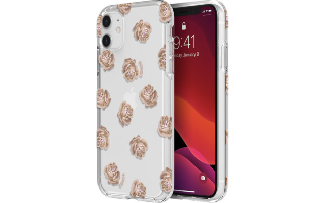  Protective Case for iPhone 11 (Clear/Pink/Glitter)