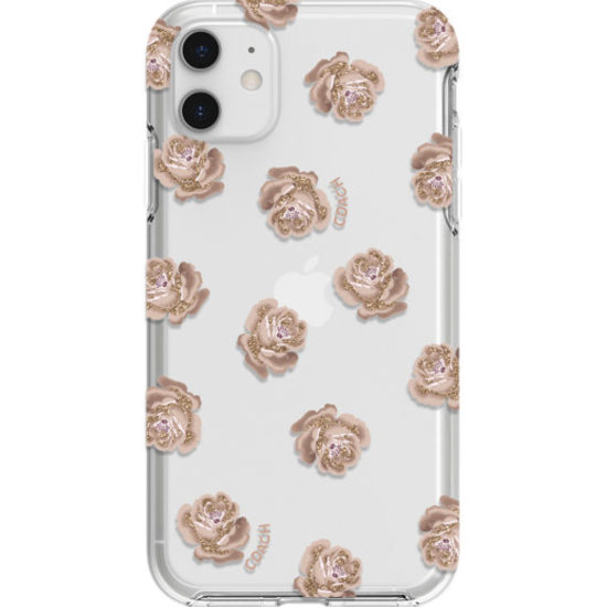  Protective Case for iPhone 11 (Clear/Pink/Glitter)